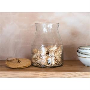 Nkuku Shaan Glass Storage Jar